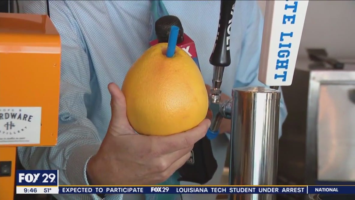 You have to try this vodka-infused grapefuit drink at Hops and Hardware Distillery
